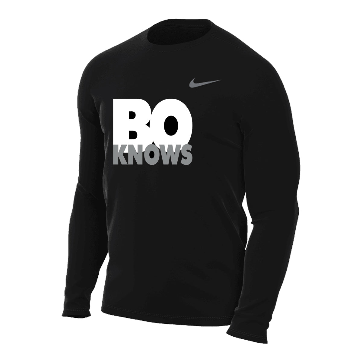 YOUTH NIKE BO KNOWS LEGEND LS BLACK