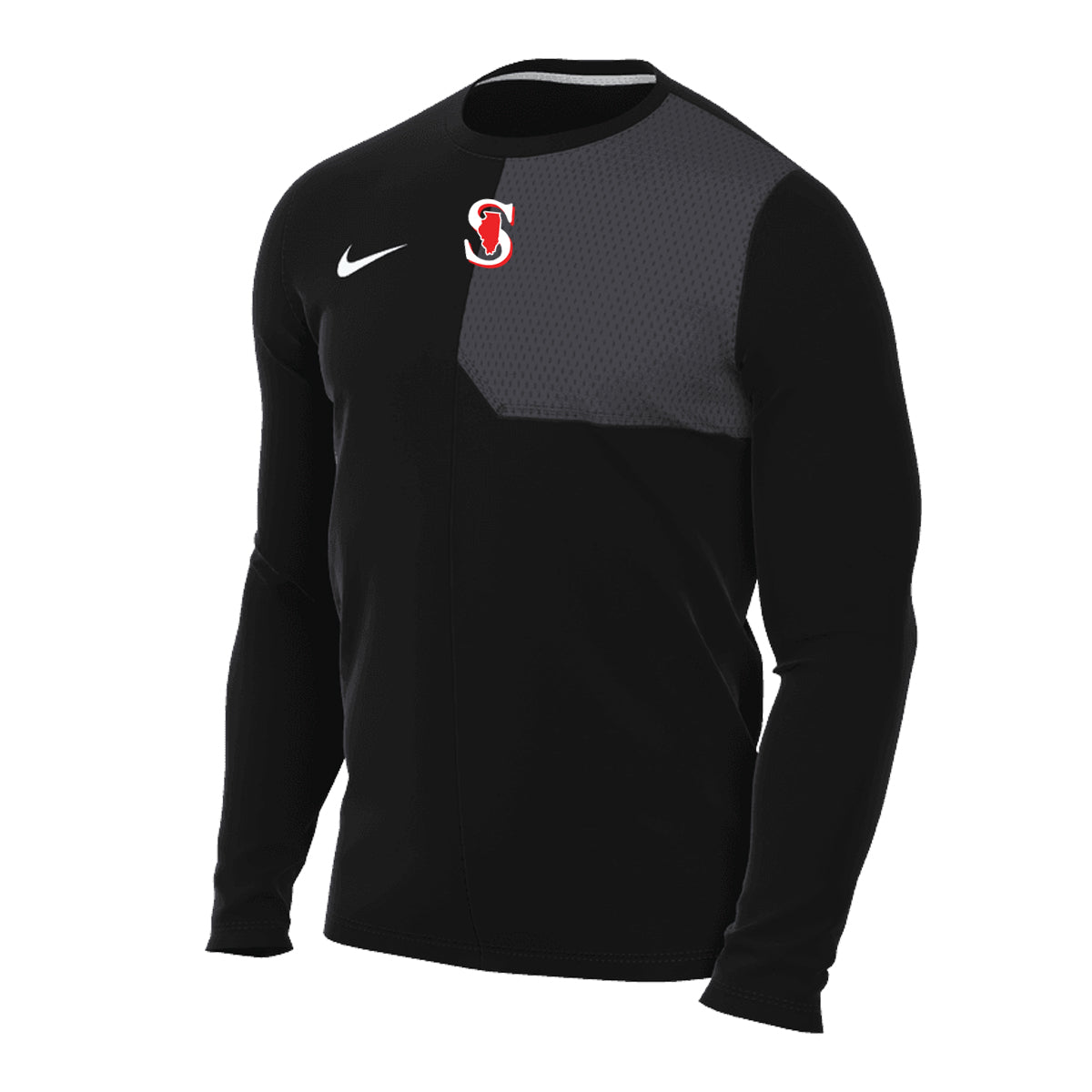 MENS NIKE SPARKS DF COACH LS TOP UV BLACK