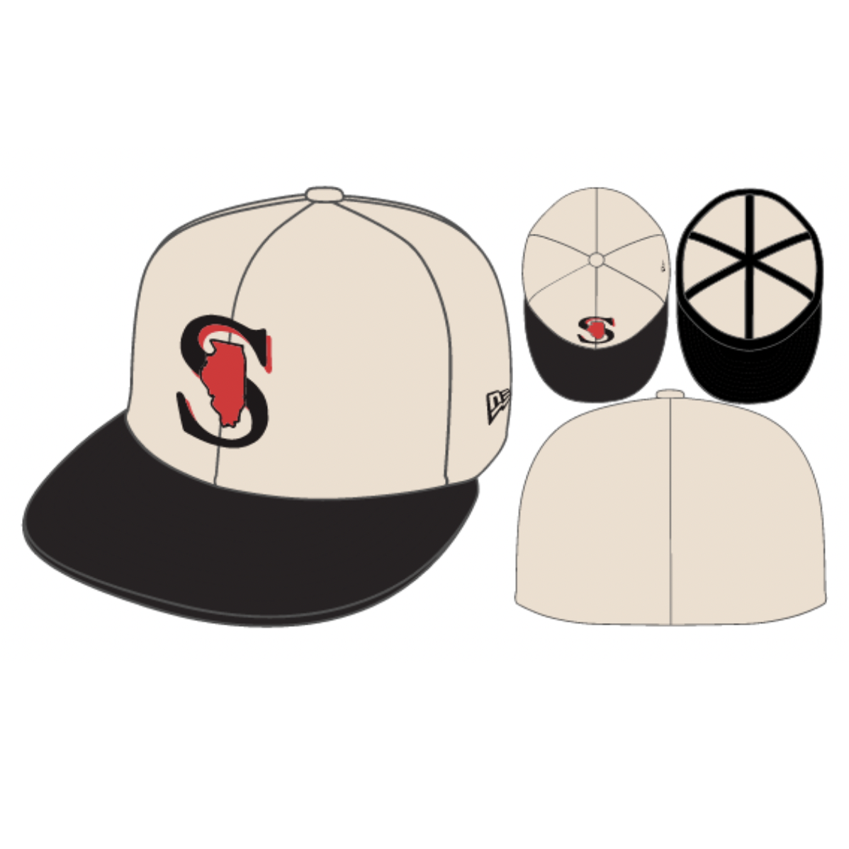 NEW ERA 5950 SPARKS SS CREAM 2023