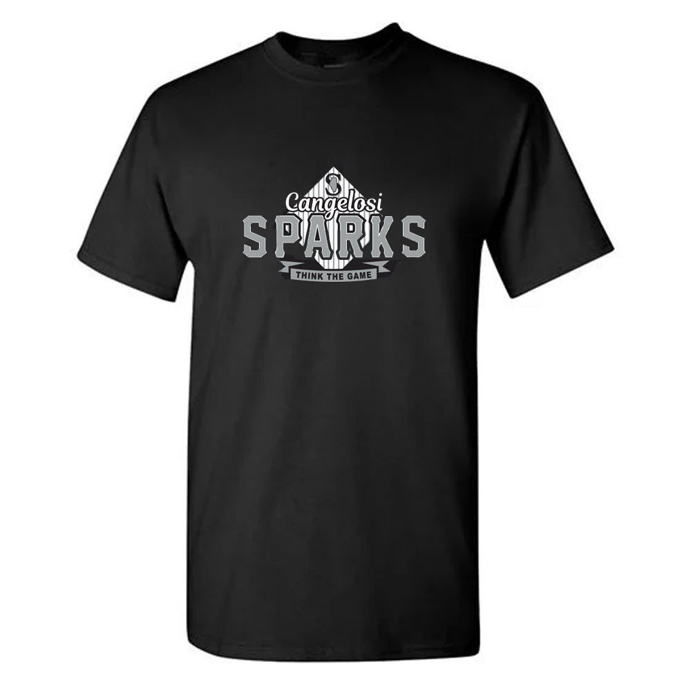 ADULT GILDAN SPARKS SHORT SLEEVE BLACK
