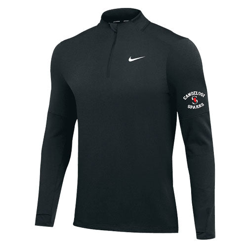 MENS NIKE SPARKS DRI FIT ELEMENT HALF ZIP