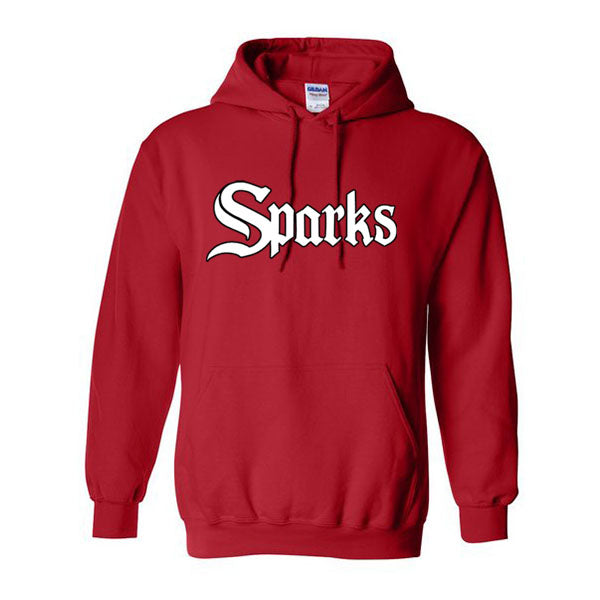 ADULT GILDAN SPARKS HOODIE RED