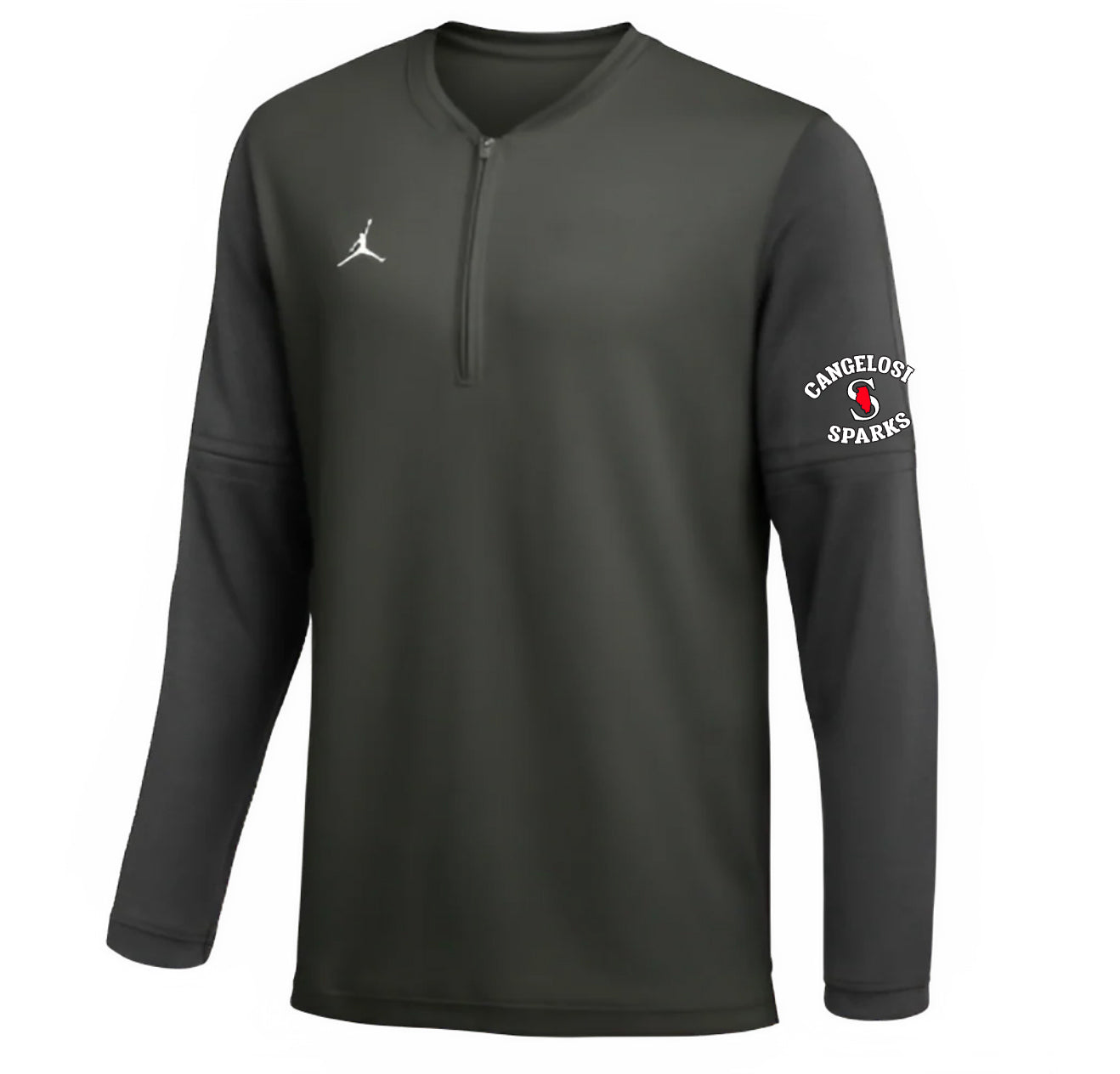 MENS NIKE SPARKS JORDAN HALF ZIP TOP