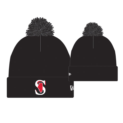 NEW ERA SPARKS POM KNIT BLACK