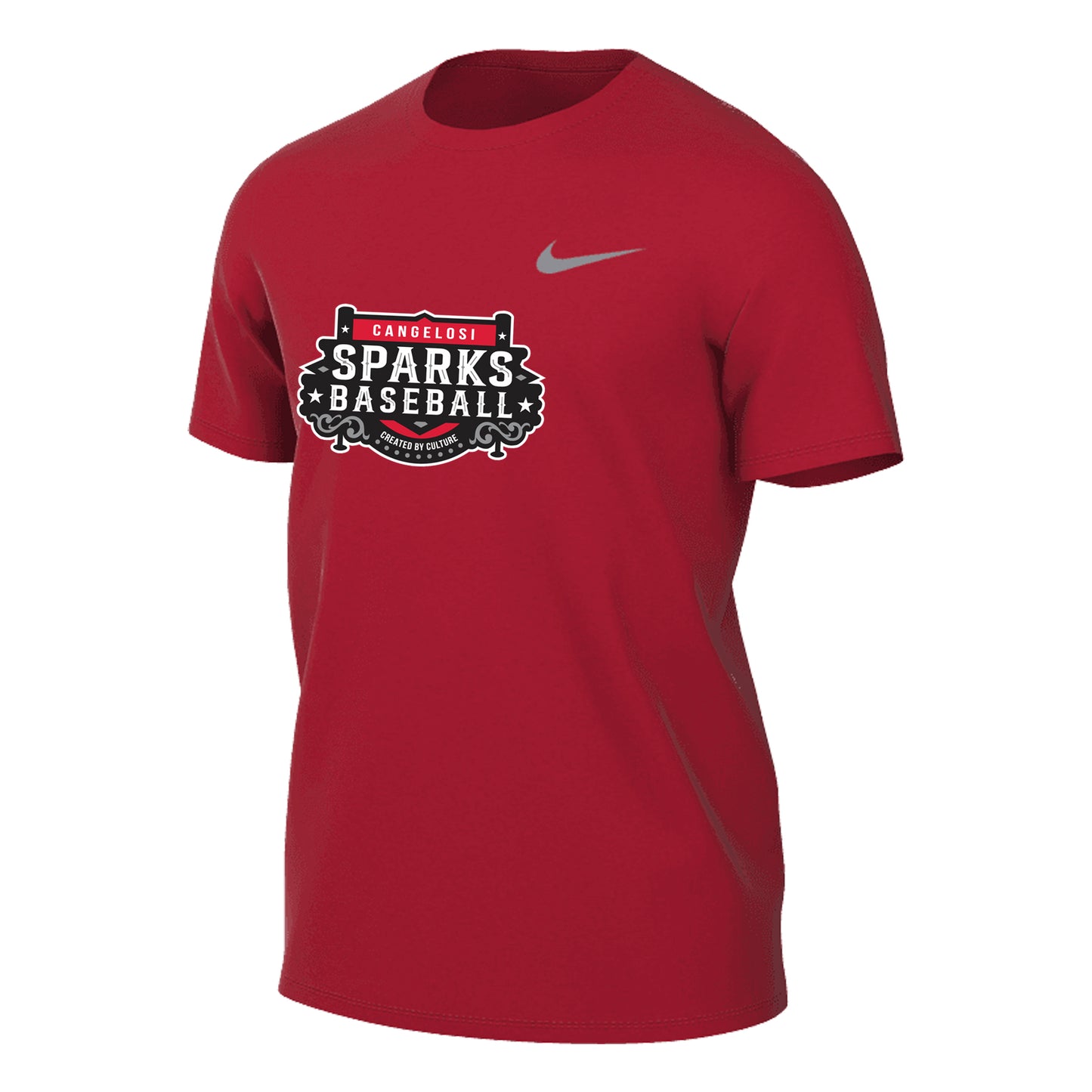 MENS NIKE SPARKS LEGEND SHORT SLEEVE RED