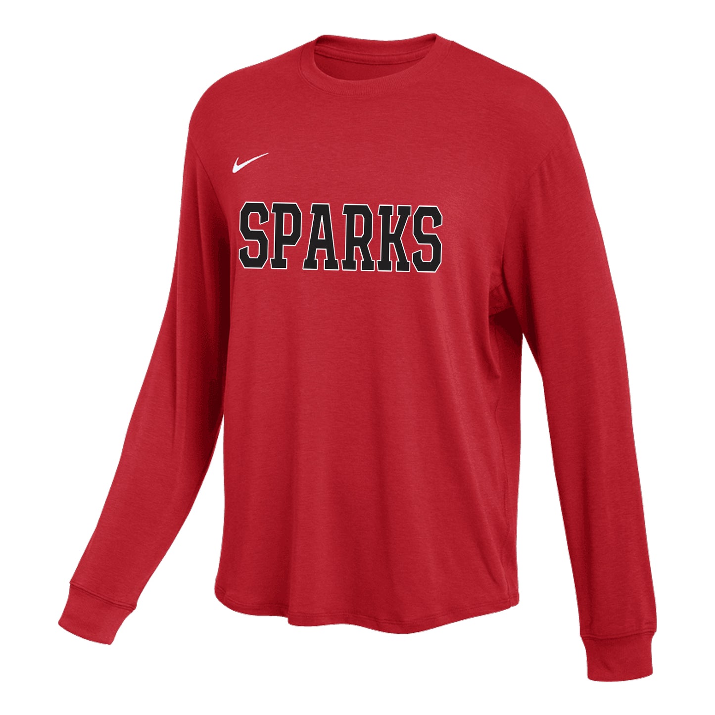 WOMENS NIKE SPARKS ONE RELAXED LONG SLEEVE TOP