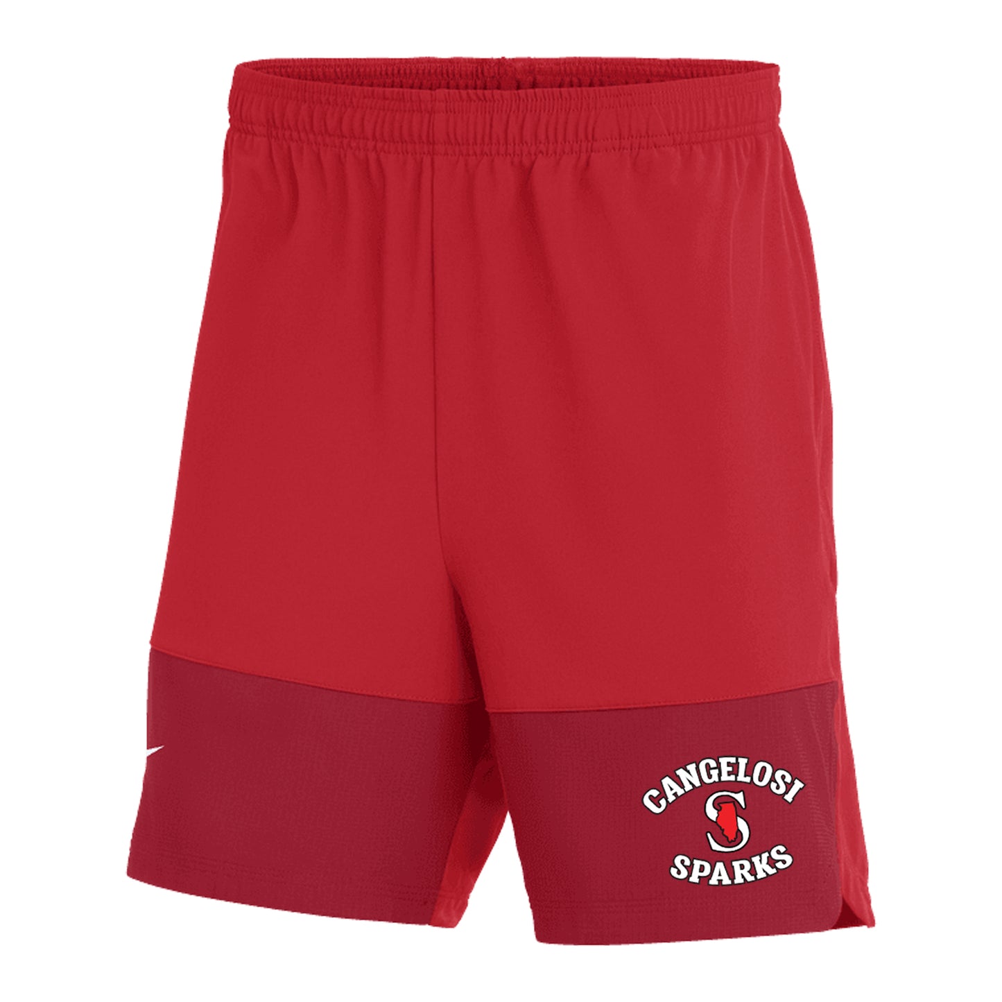 MENS NIKE SPARKS DF WOVEN SHORTS RED