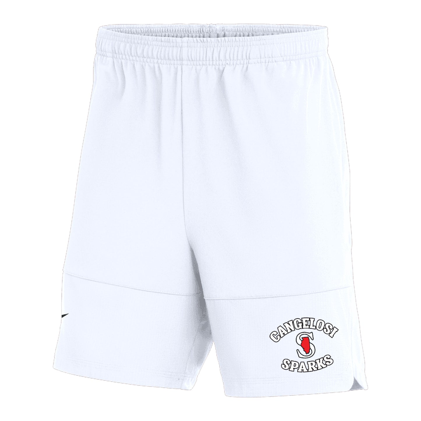 MENS NIKE SPARKS DF WOVEN SHORTS WHITE