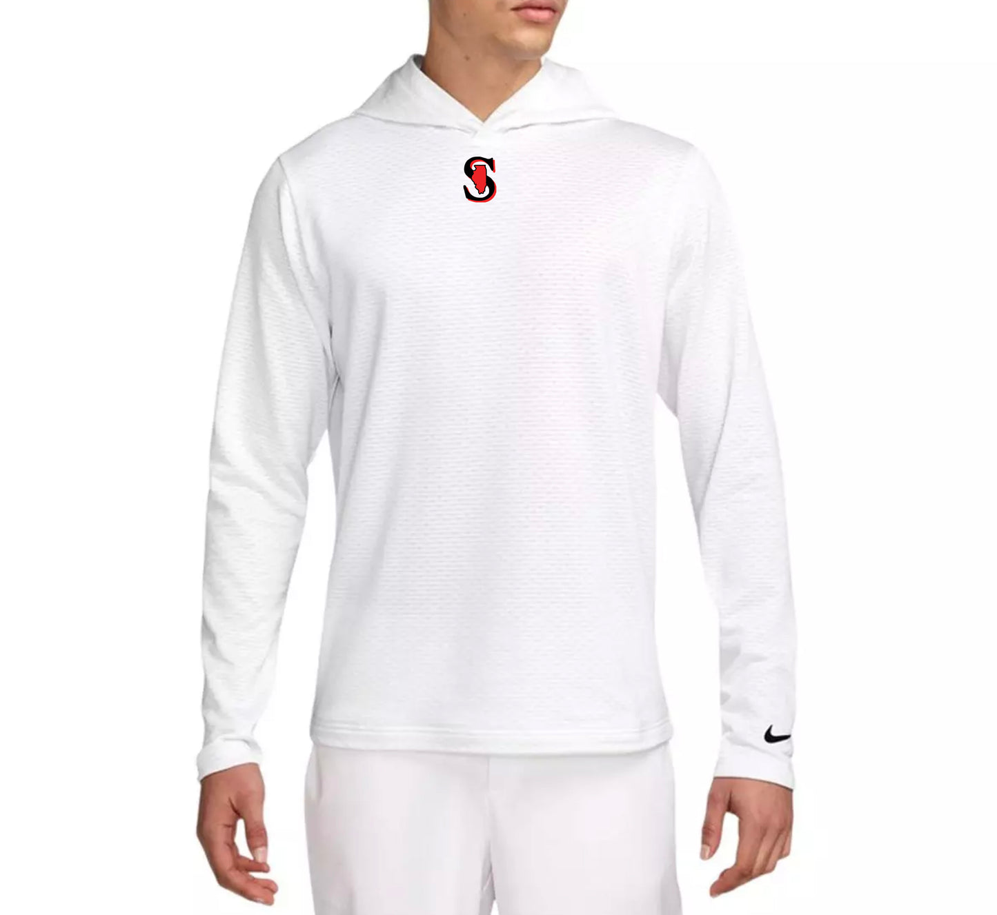 MENS NIKE SPARKS DF TOUR LIGHTWEIGHT HOODIE WHITE