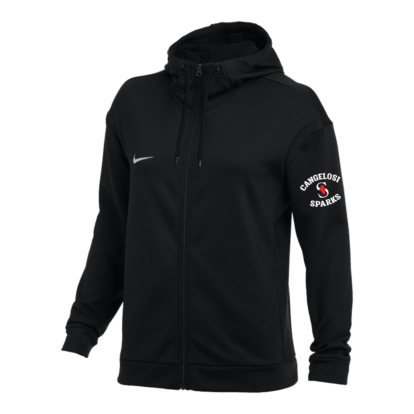 WOMENS NIKE SPARKS THERMA FULL ZIP HOODIE