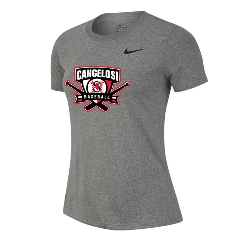 WOMENS NIKE SPARKS LEGEND SHORT SLEEVE GRAY