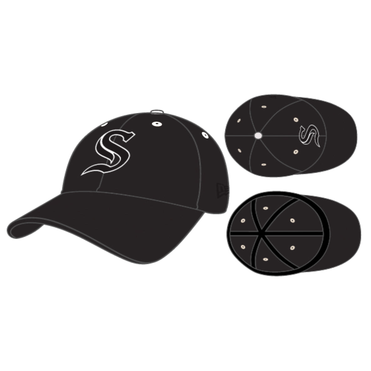 NEW ERA 3930 SS BLACK