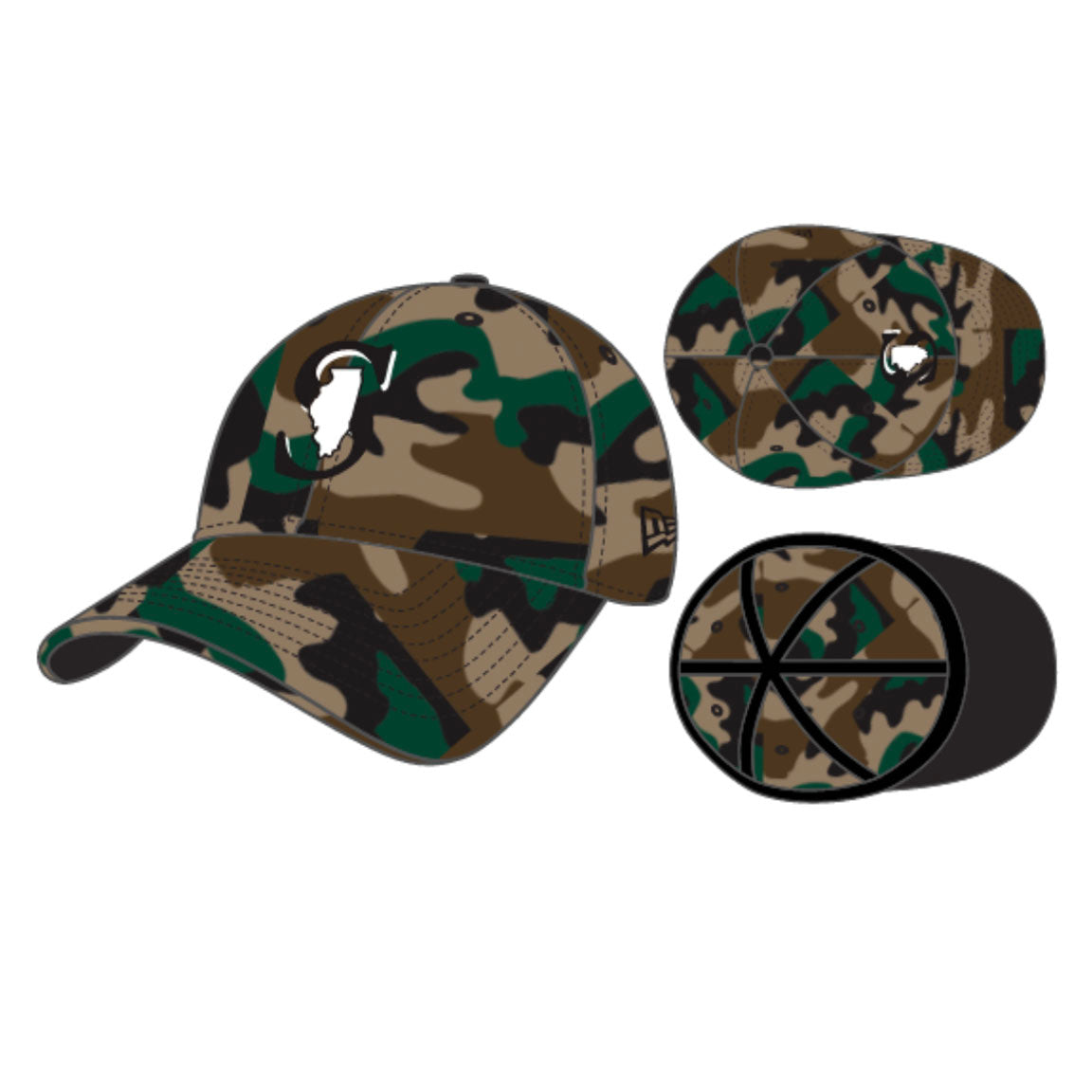 NEW ERA 3930 Camo