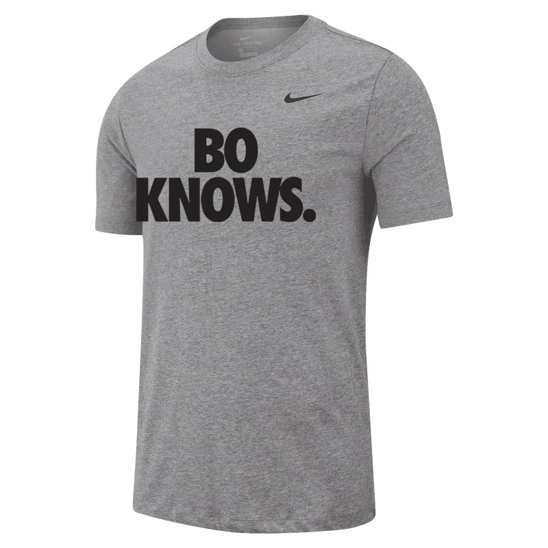 MENS NIKE BO KNOWS LEGEND TEE GRAY