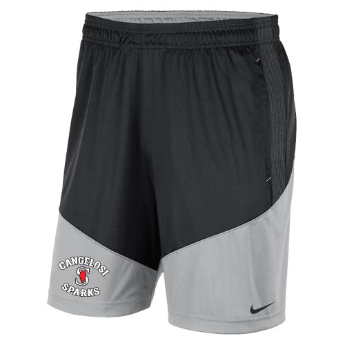 MENS NIKE SPARKS DF KNIT SHORTS Black/Gray