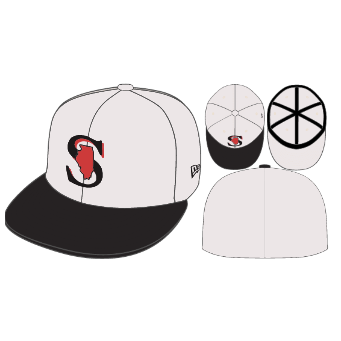 NEW ERA 5950 WHITE SPARKS HAT