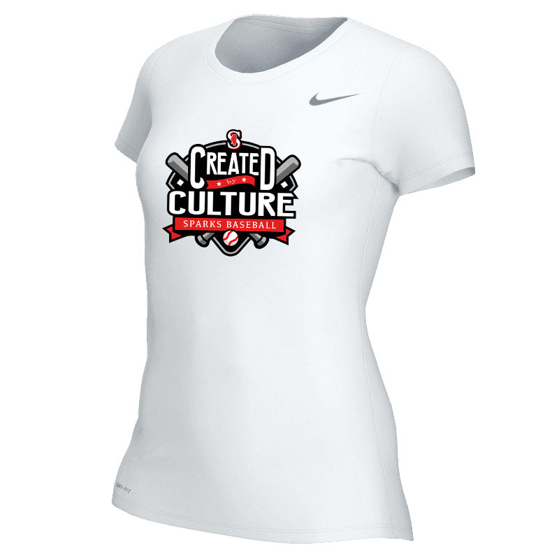 WOMENS NIKE SPARKS LEGEND TEE CBC WHITE