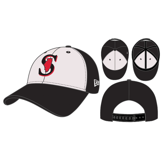 NEW ERA 940 SPARKS HAT WHITE AND BLACK