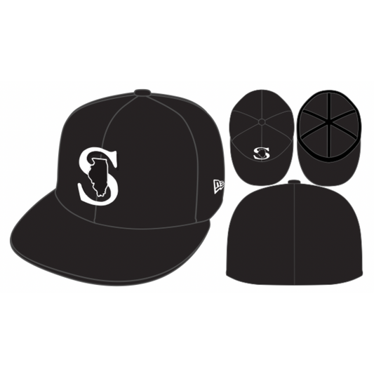 NEW ERA 5950 TEAM PLAYER SPARKS  BLACK HAT