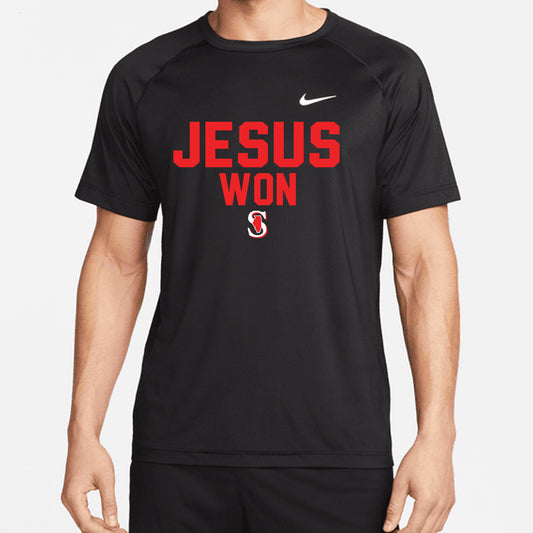 MENS NIKE JESUS WON SPARKS READY T-SHIRT