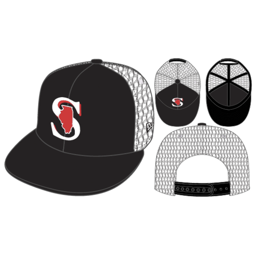 950 SPARKS TRUCKER BLACK MESH OG BLACK HAT