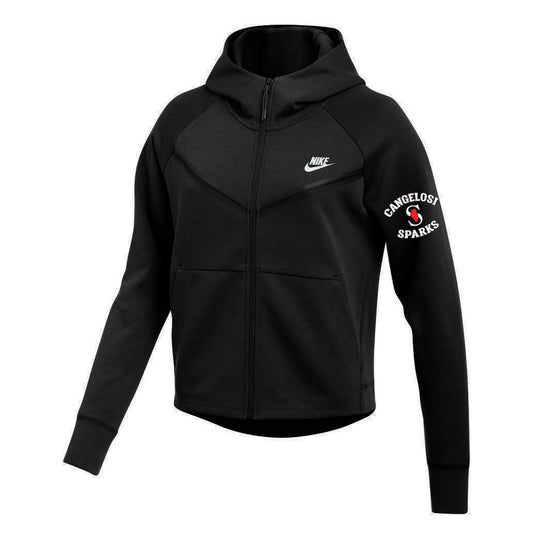WOMENS NIKE SPARKS SPORTSWEAR TECH FULL ZIP HOODIE