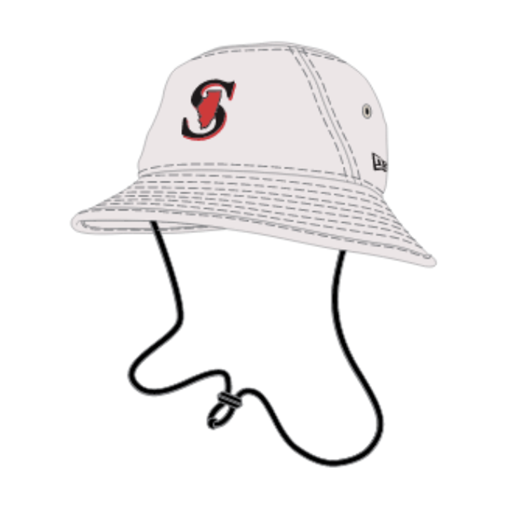 NEW ERA BUCKET HAT WHITE