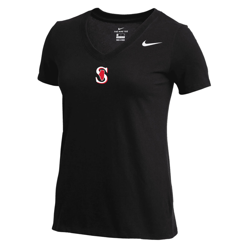 WOMENS NIKE SPARKS COTTON V-NECK SS