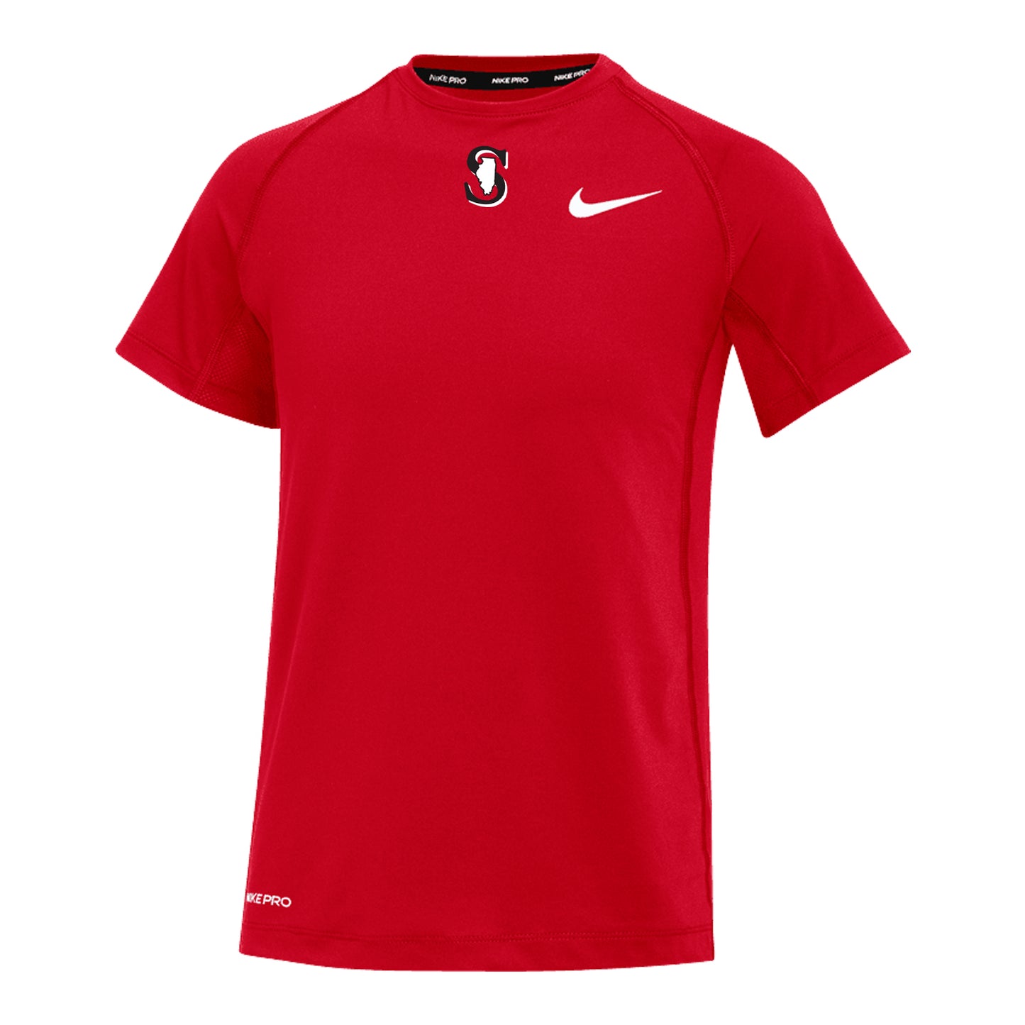 YOUTH NIKE SPARKS FITTED TOP RED
