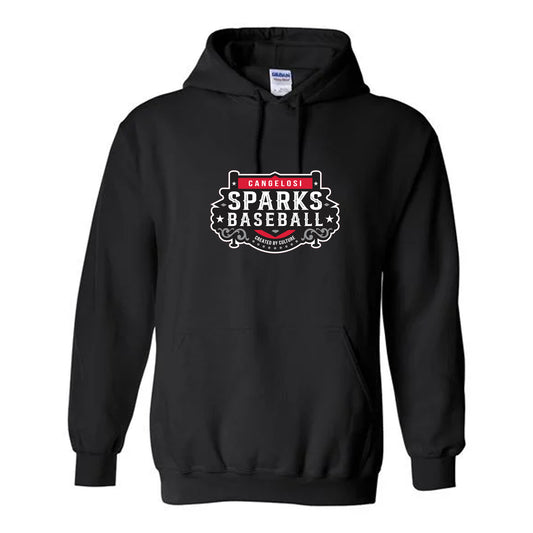 YOUTH GILDAN SPARKS HOODIE BLACK