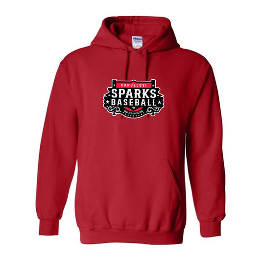 ADULT GILDAN SPARKS HOODIE RED