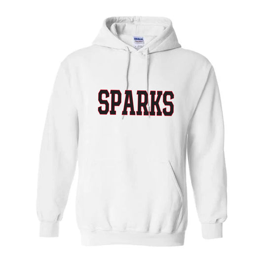 YOUTH GILDAN SPARKS HOODIE WHITE