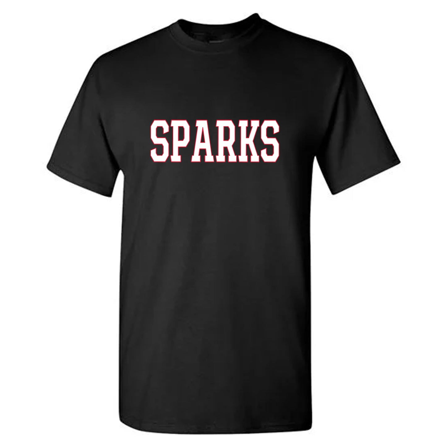 YOUTH GILDAN SPARKS SHORT SLEEVE BLACK