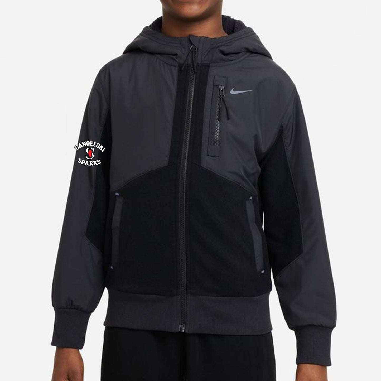 YOUTH NIKE SPARKS THERMA-FIT WINTERIZED JACKET