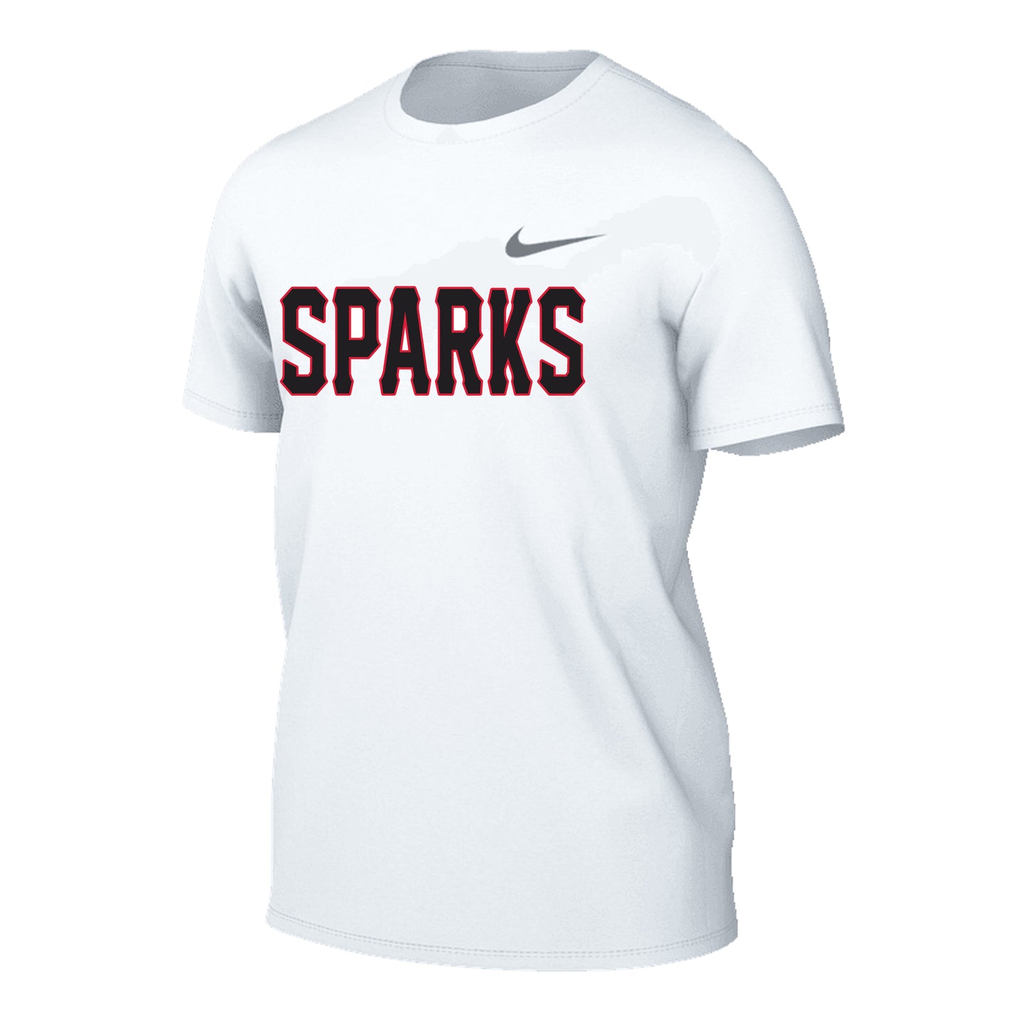 MENS NIKE SPARKS LEGEND SHORT SLEEEVE WHITE