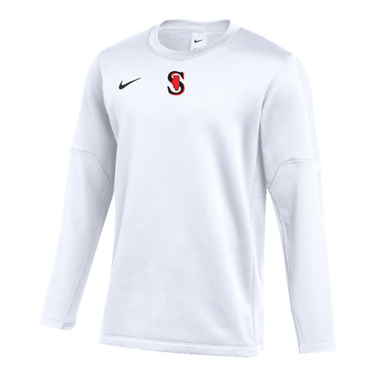 MENS NIKE SPARKS TEAM COACH CREW SWEATSHIRT WHITE