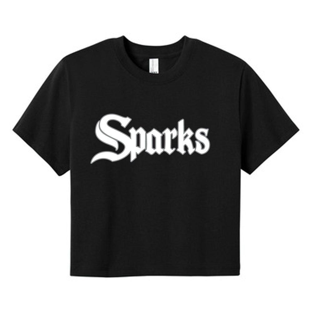 WOMENS NEXT LEVEL SPARKS CROP TOP