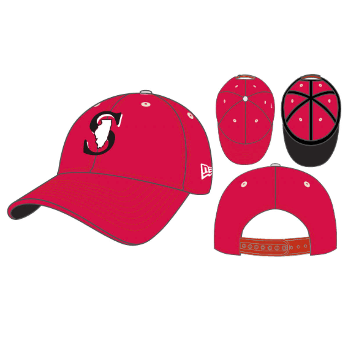 NEW ERA 940 SPARKS RED HAT