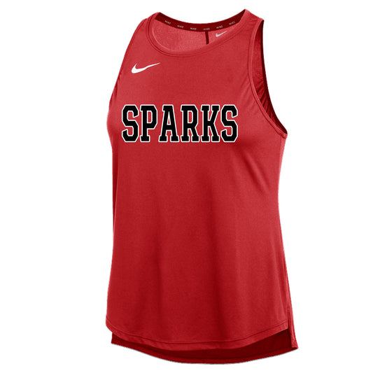 WOMENS NIKE SPARKS ONE TANK TOP RED