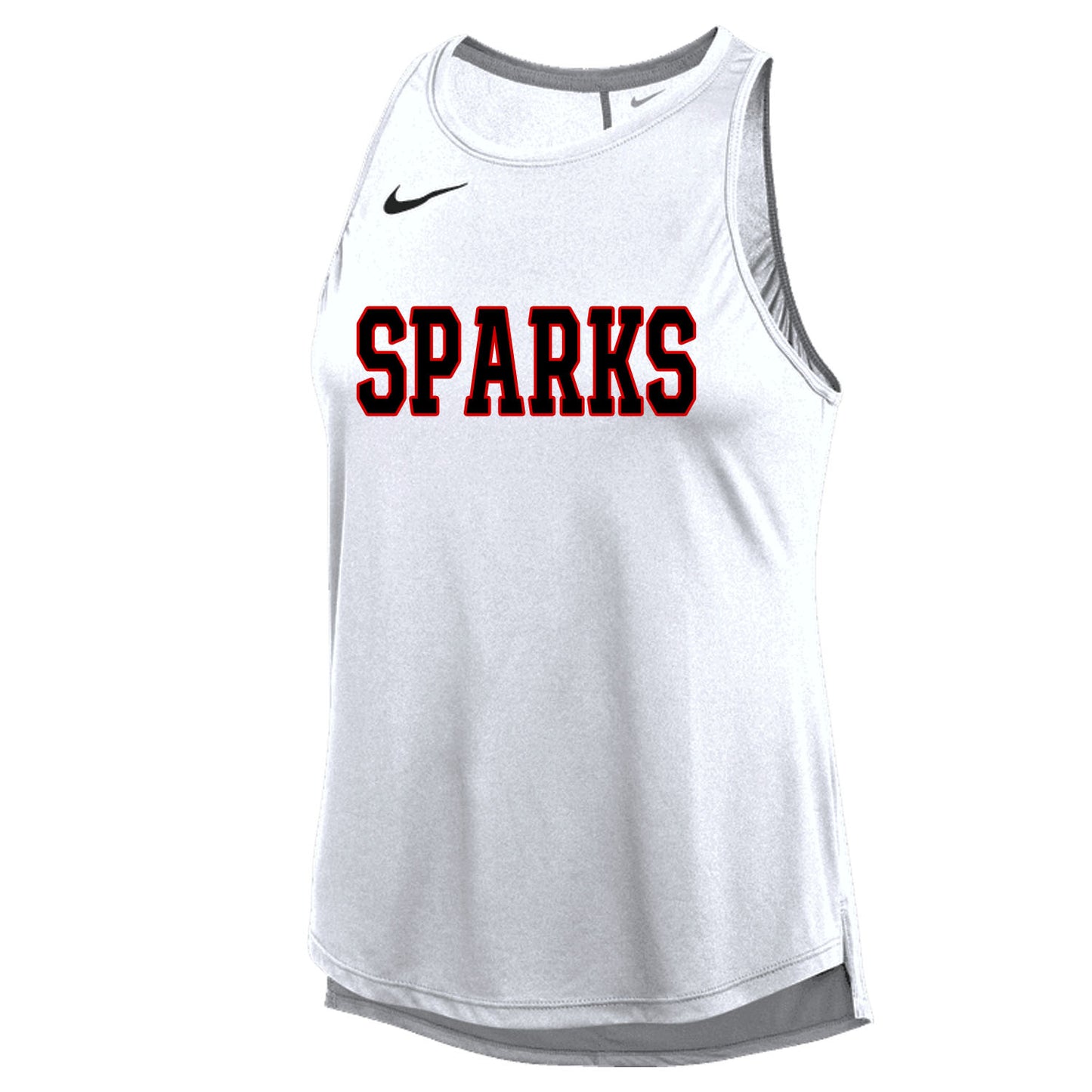 WOMENS NIKE SPARKS ONE TANK TOP WHITE