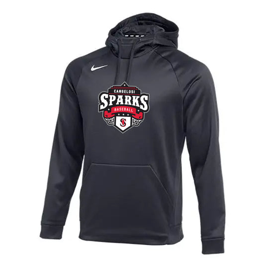 MENS NIKE SPARKS THERMA HOODIE ANTHRACITE