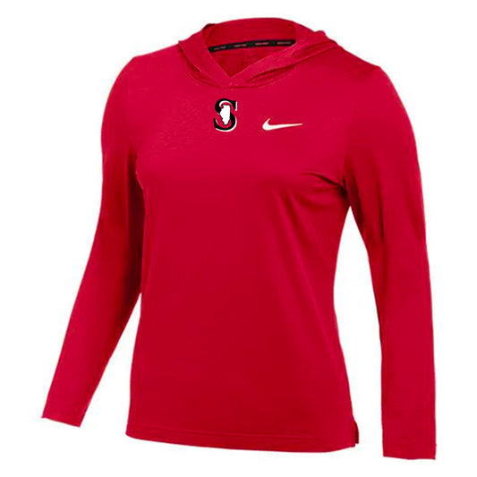 WOMENS NIKE SPARKS LONG SLEEVE HYPER DRY HOODED TOP