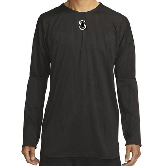 MENS NIKE SPARKS DRI-FIT YOGA CREWNECK LONG SLEEVE SHIRT