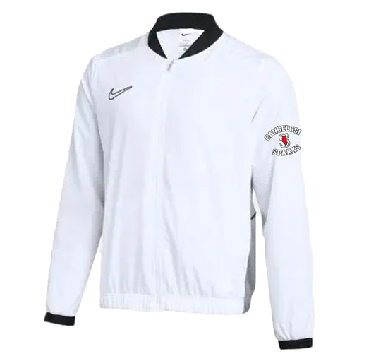 YOUTH NIKE SPARKS DF ACADEMY WOVEN TRACK JACKET WHITE