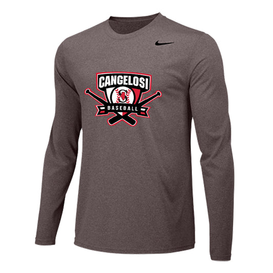 YOUTH NIKE SPARKS LEGEND LONG SLEEVE GRAY