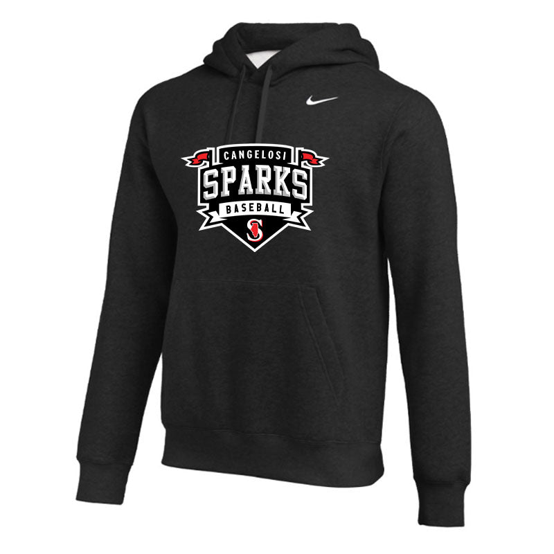 YOUTH NIKE SPARKS CLUB FLEECE HOODIE BLACK – CANGELOSI SPARKS EXTRA ...