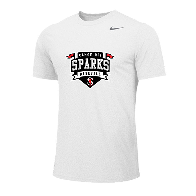 YOUTH NIKE SPARKS LEGEND TEE WHITE